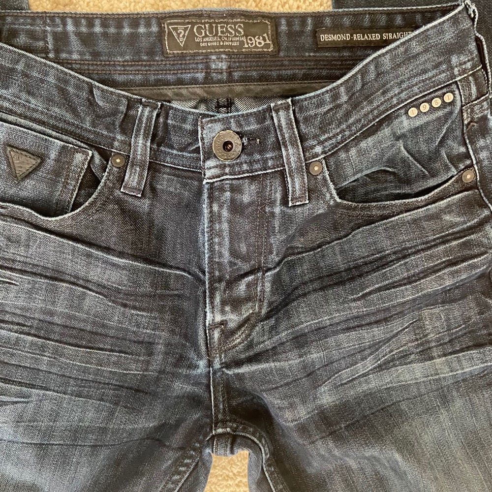 Men’s Guess Desmond Relaxed Straight jeans (29/32)
